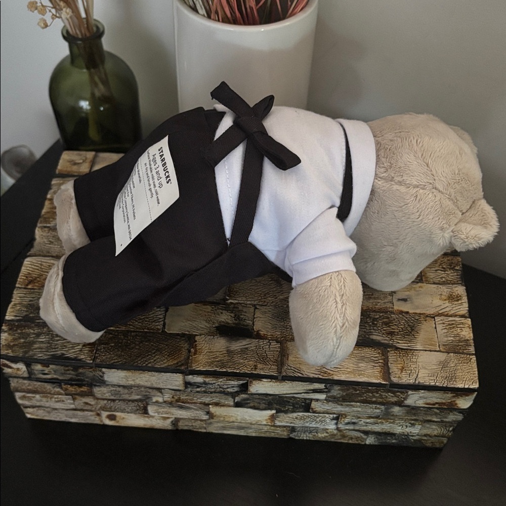NWT Singapore STARBUCKS Bearista Bear 2024 Coffee Master Teddy Travel Logo Apron - Picture 6 of 12